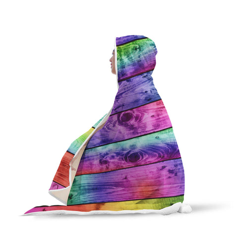 Image of ROYGBIV WCFulfillment Hooded Blanket