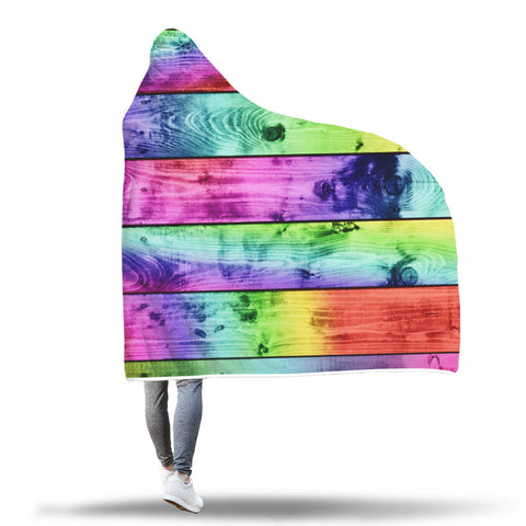 Image of ROYGBIV WCFulfillment Hooded Blanket